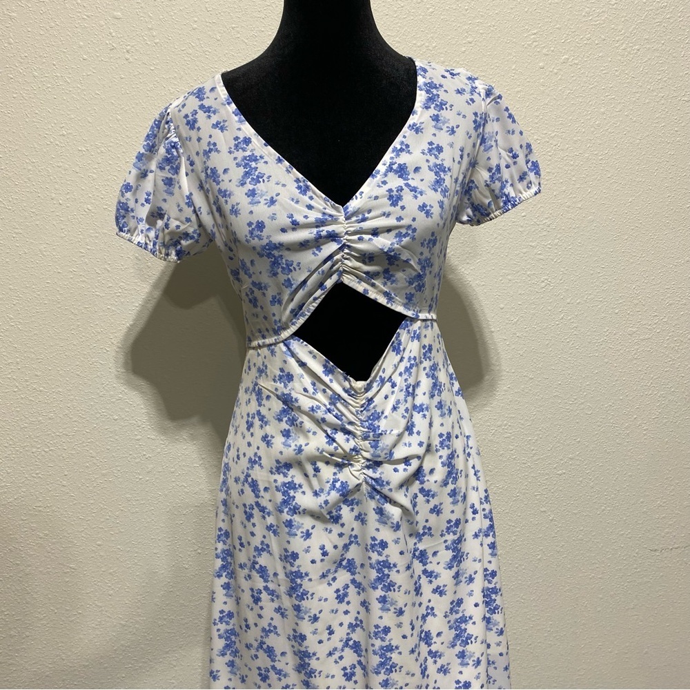 Forever 21 women’s dress bleu and white size S - Picture 7 of 11